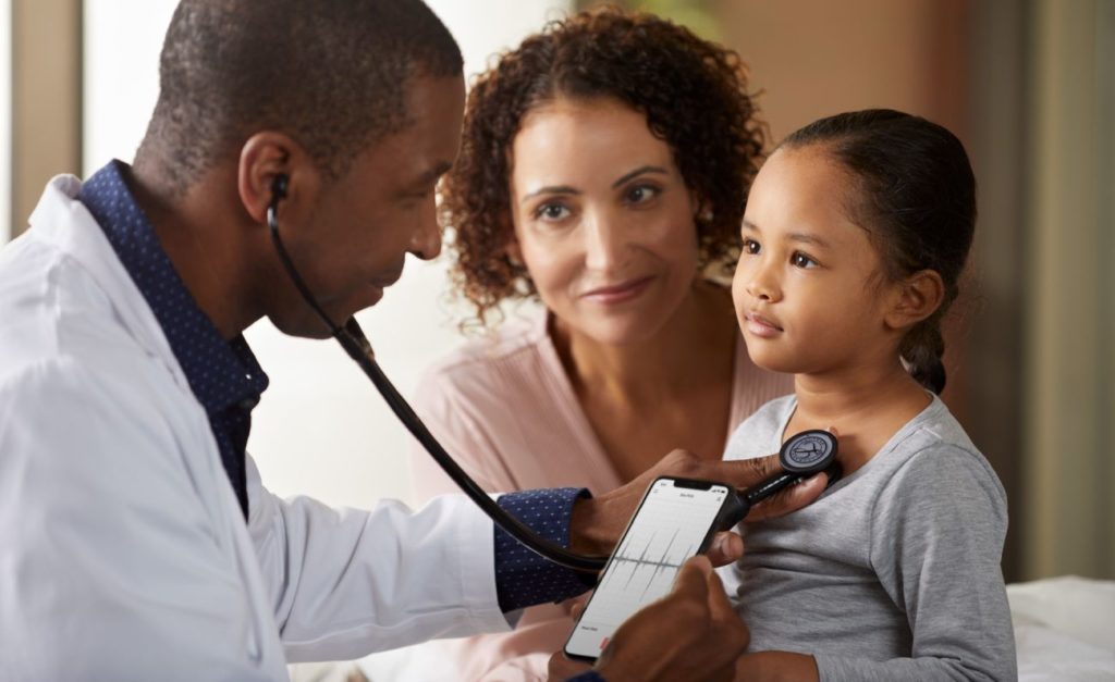 3M Littmann CORE Digital Stethoscope in Use