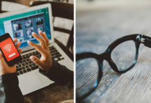 Look is a small Bluetooth tracker for eyeglasses Look is a small Bluetooth tracker for eyeglasses