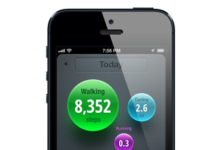 Moves app hits the AppStore to replace fitness wrist-bands Moves on iPhone 5 screen