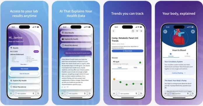 My LabCorp app My LabCorp app