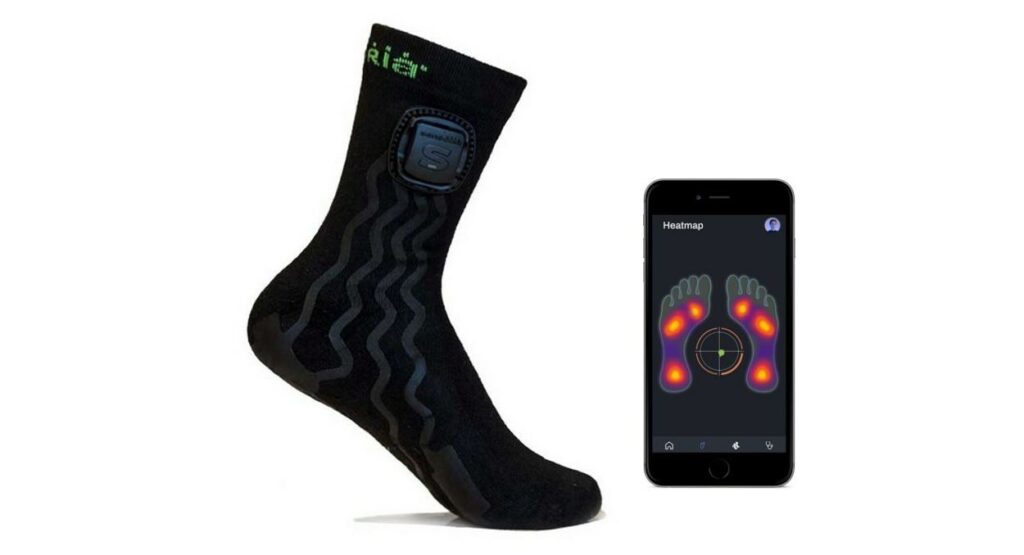 Sensoria textile sensor-infused sock