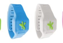 A smartband made for families raising funds at Indiegogo Sync family smartband