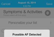 AliveCor’s iOS app updated to auto detect atrial fibrillation in an ECG recording AliveCor's iOS app updated to auto detect atrial fibrillation in an ECG recording