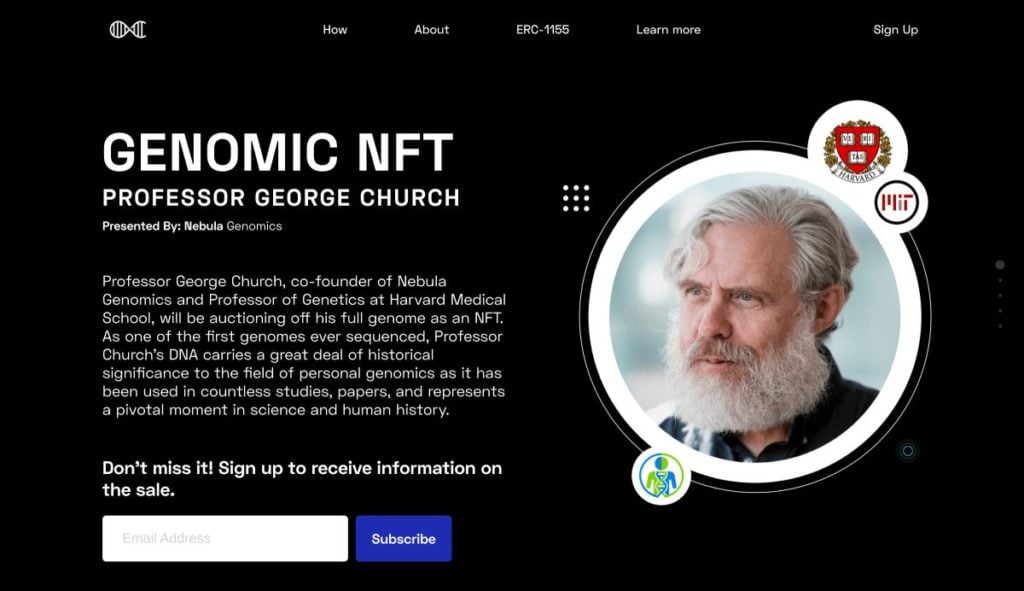 Genomic NFT