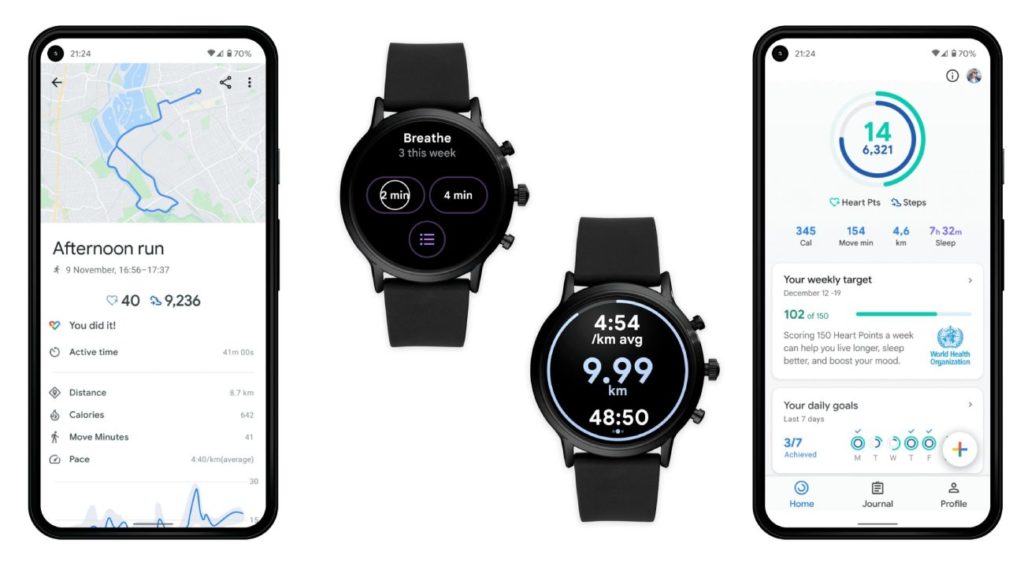 Google Fit update