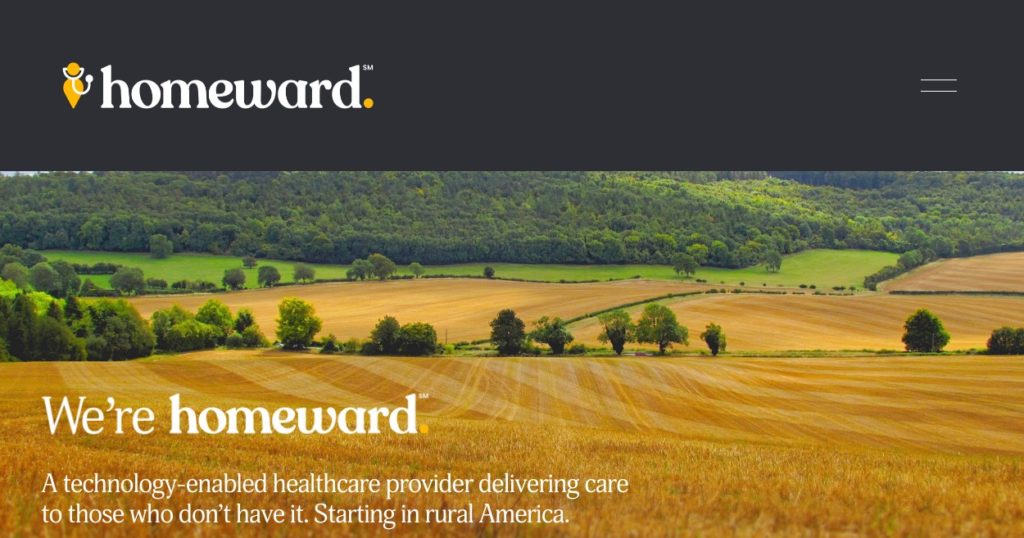Homeward homepage