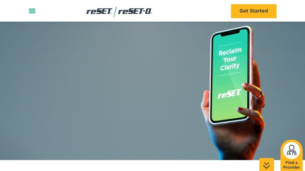 reSET digital therapeutic