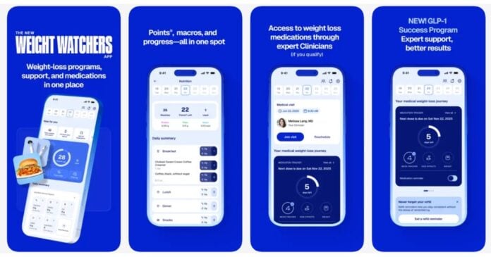 Weight Watchers app Weight Watchers app